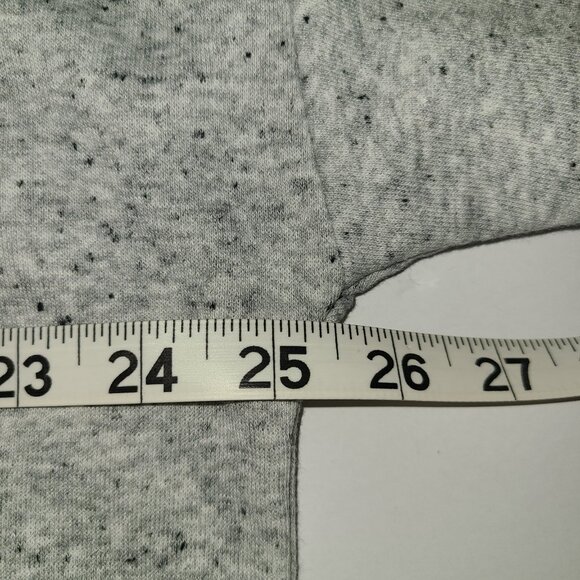 IZOD Tie Front 2-fer Grey Sweatshirt Womens Size XL - Picture 6 of 6